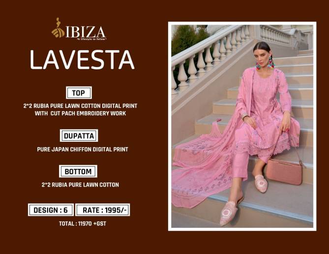 Lavesta By Ibiza Lawn Cotton Digital Printed Salwar Kameez Wholesale Clothing Suppliers In India
